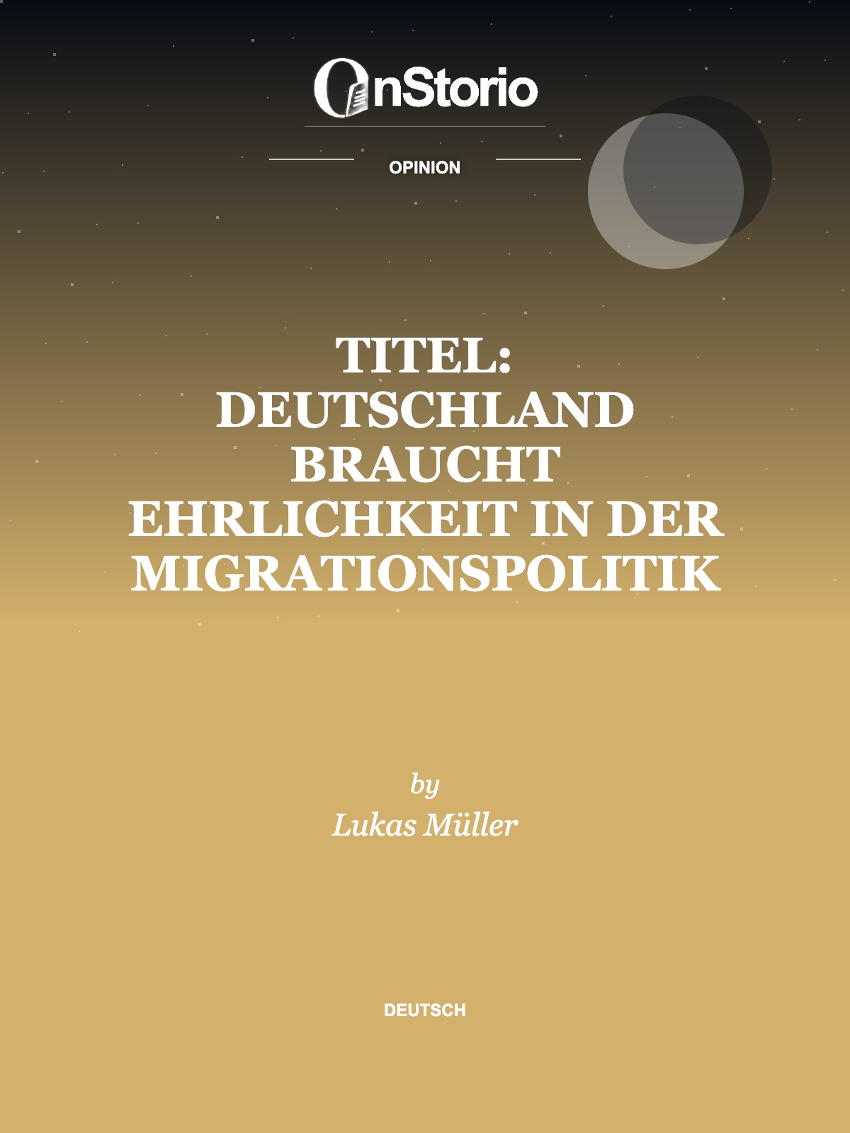 Titel: Deutschland braucht Ehrlichkeit in der Migrationspolitik cover