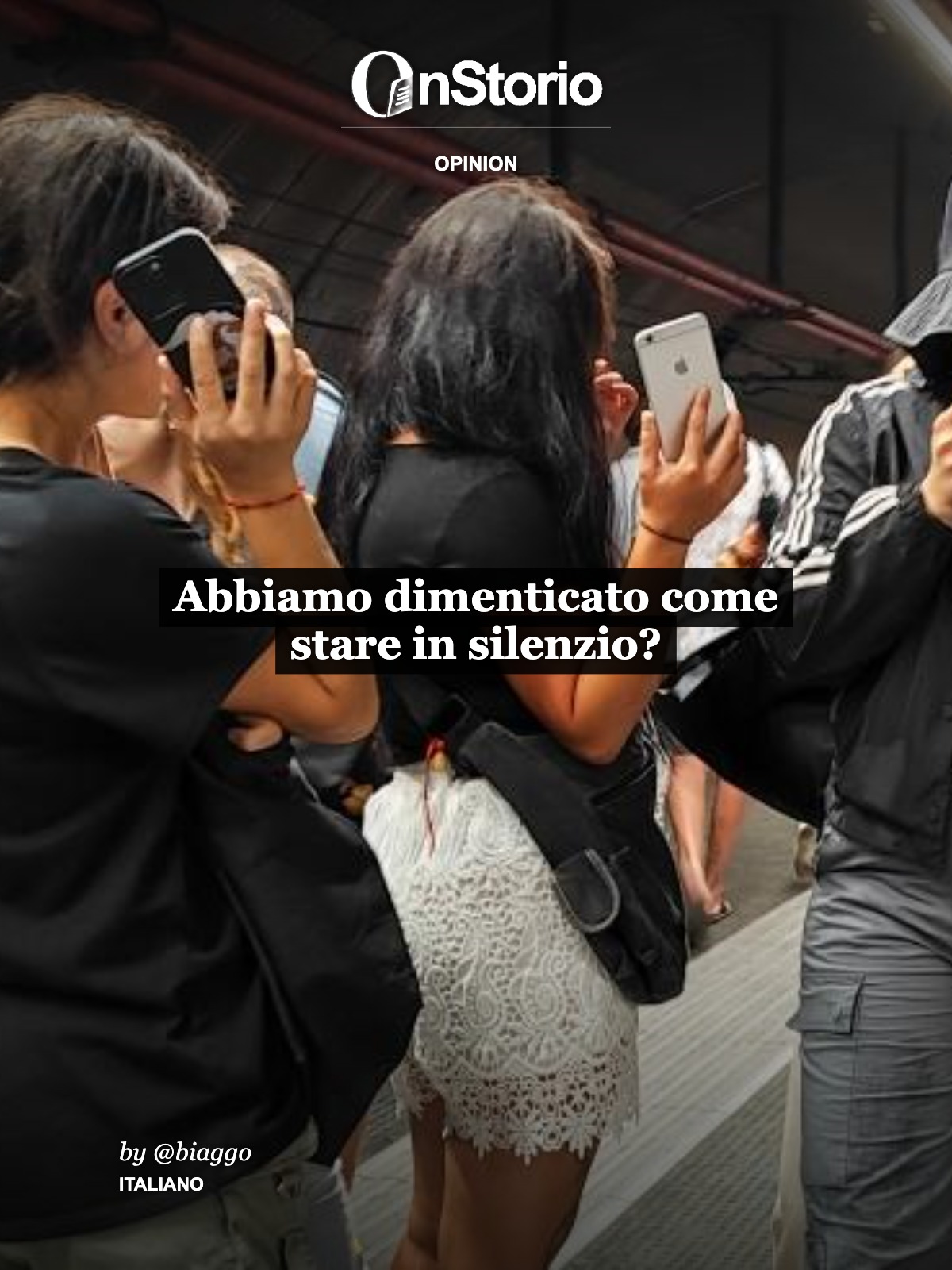 Abbiamo dimenticato come stare in silenzio? cover