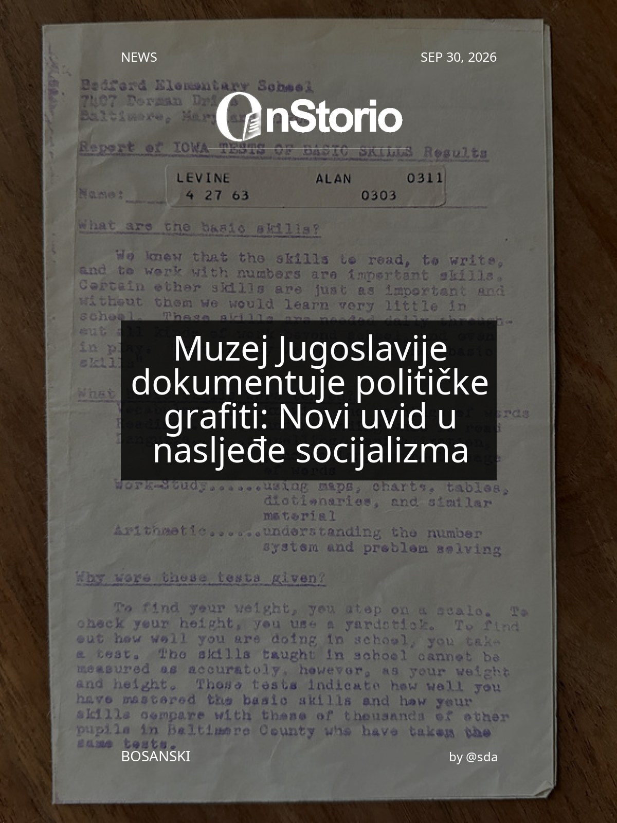 Muzej Jugoslavije dokumentuje političke grafiti: Novi uvid u nasljeđe socijalizma cover