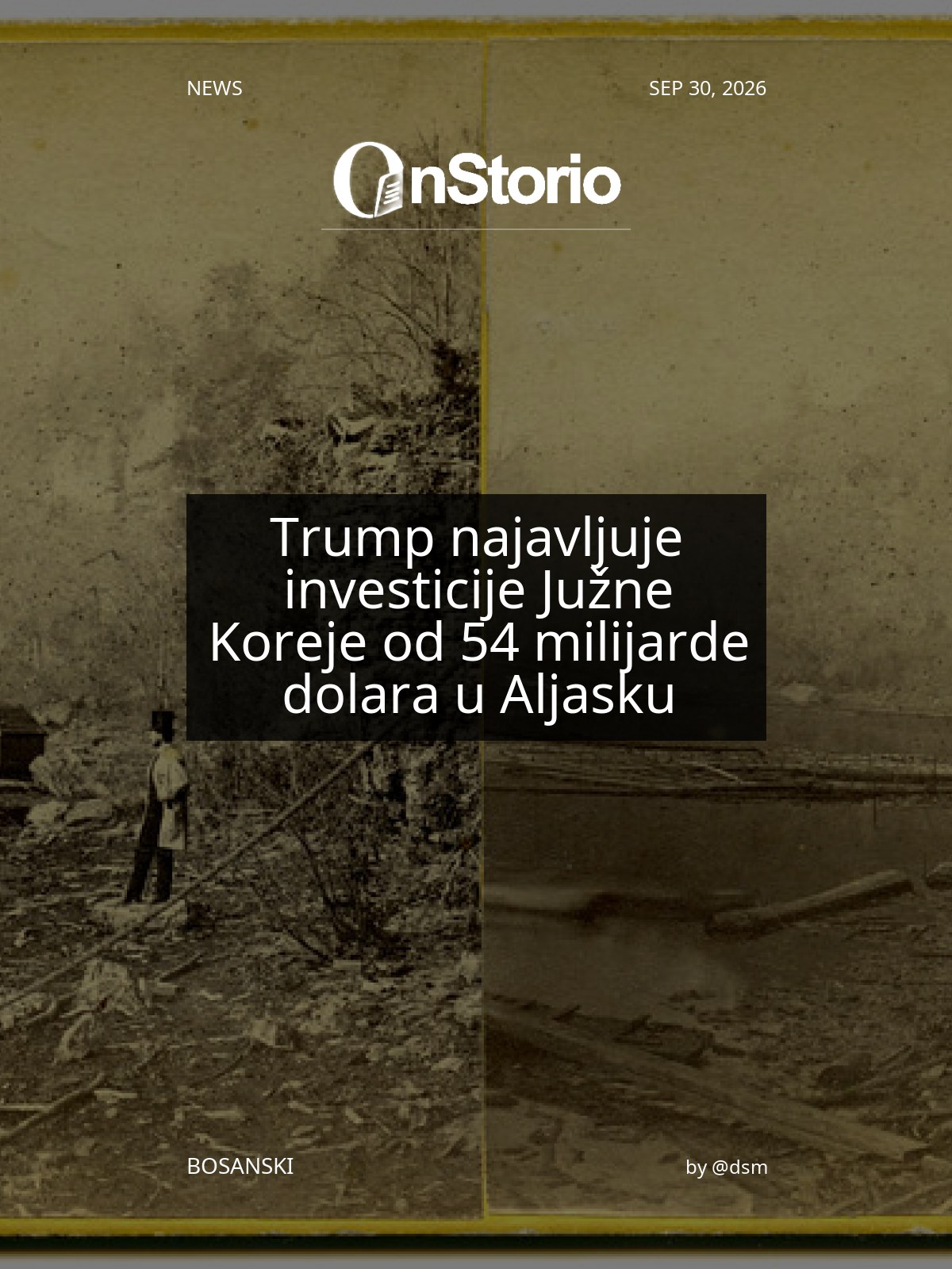 Trump najavljuje investicije Južne Koreje od 54 milijarde dolara u Aljasku cover