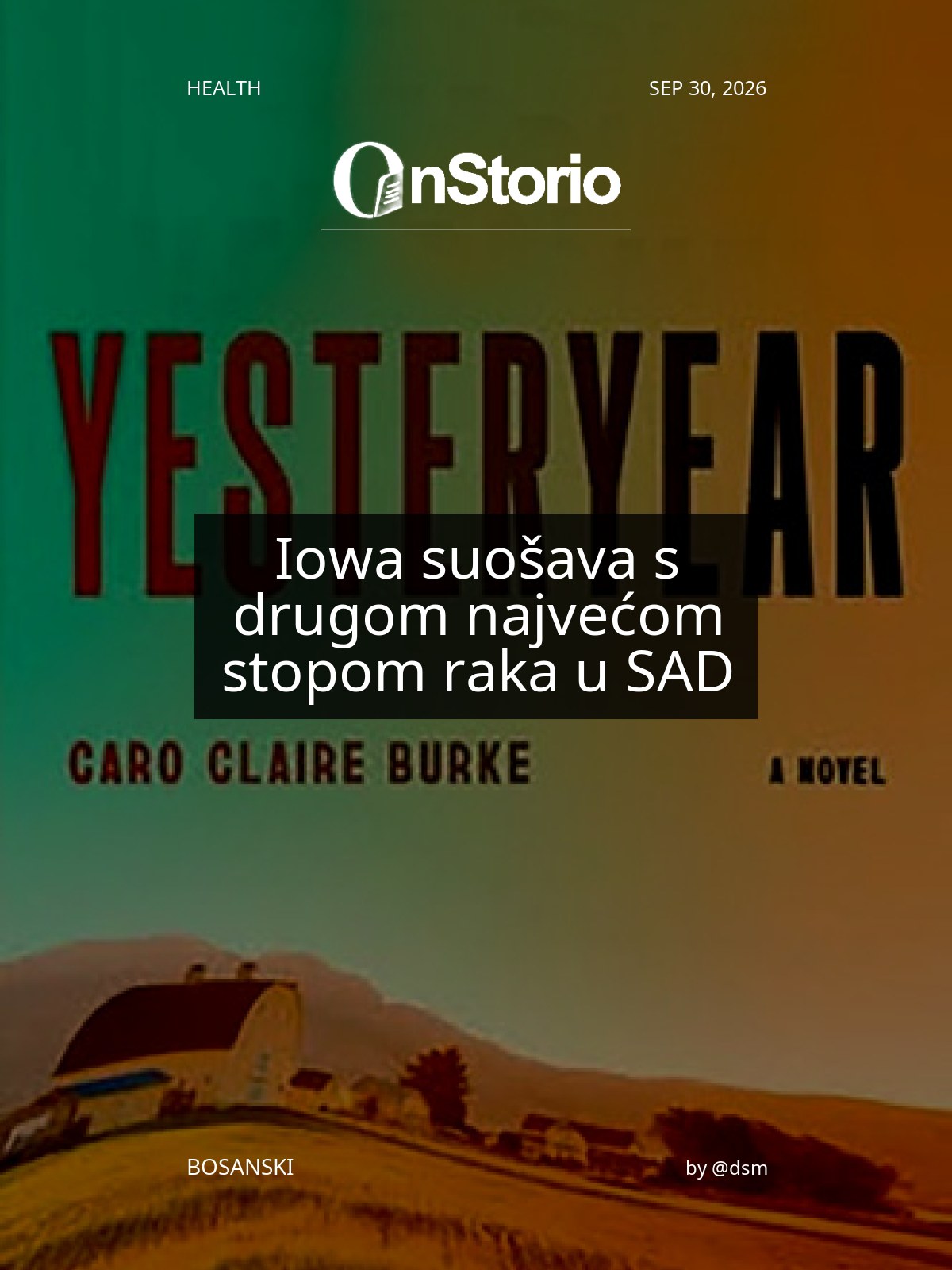 Iowa se suošava s drugom najvećom stopom raka u SAD cover